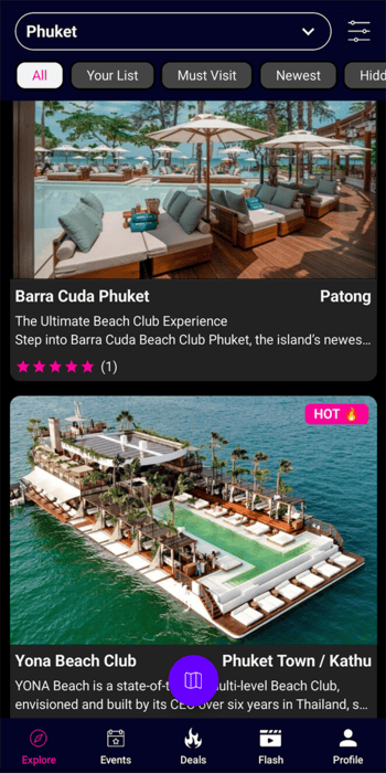 Explore Nightlife Feature